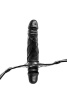 Кляп с двойным фаллоимитатором Fetish Tentation Double Penis Gag Black || 