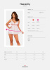 Пеньюар и трусики Obsessive Heavenlly babydoll & thong XS/S || 