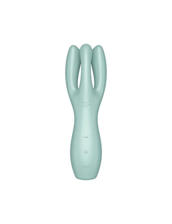 Клиторальный вибратор Satisfyer Threesome 3 Mint с тремя пальчиками || 