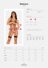 Боди из стреп с доступом Obsessive Badossa crotchless teddy S/M, черный || 