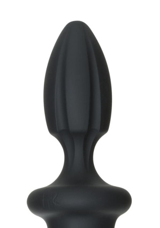 Анальный плаг с дилдо Doc Johnson Kink - Dual Density SECONDSKYN Fuck Plug - Black || 