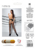 Колготки с открытым доступом, имитация чулок Passion TIOPEN 019 black 3/4 (20 den) || 