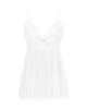 Пеньюар и трусики Obsessive Heavenlly babydoll & thong XL/2XL || 