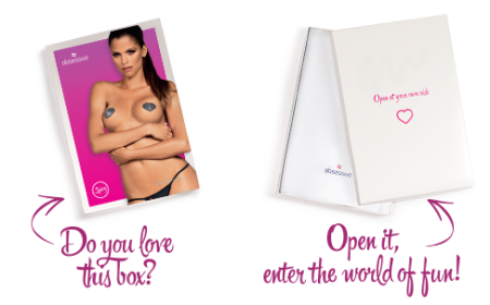 Накладки-сердечки на соски со стразами Obsessive A750 nipple covers, черные || 