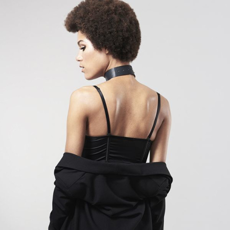 Чокер Bijoux Indiscrets MAZE - Wide Chocker Black || 