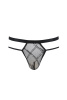 Мужские прозрачные стринги Passion 029 Thong Collin L/XL Black, сетка || 