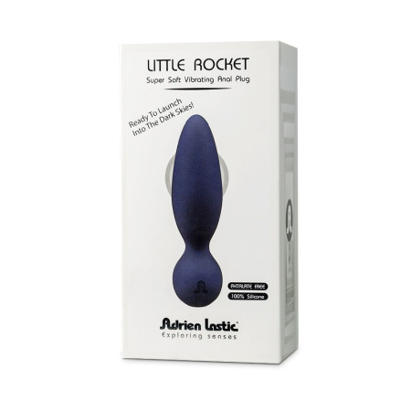 Анальная вибропробка Adrien Lastic Little Rocket макс. диаметр 3,5см, soft-touch || 