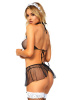 Leg Avenue Roleplay Flirty French Maid OS White/Black || 