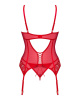 Корсет Obsessive Ingridia corset & thong XL/2XL || 