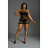 Платье-бодистокинг Moonlight Plus Model 10 XL-XXXL Black || 