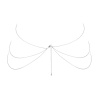 Цепочка для тела Bijoux Indiscrets Magnifique 8 Body Chain — Silver || 