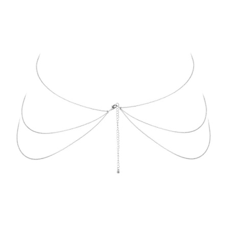 Цепочка для тела Bijoux Indiscrets Magnifique 8 Body Chain — Silver || 