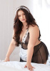 Костюм горничной Leg Avenue Fantasy French Maid XL/XXL, платье, трусики, повязка || 