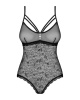 Кружевное боди с доступом 818-TED-1 teddy M/L, черное || 