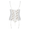 Корсет с подвязками + стринги LOVELIA CORSET white L/XL - Passion || 