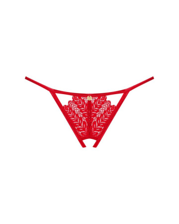 Трусики Obsessive Ingridia crotchless thong XS/S || 