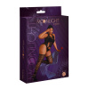 Бодистокинг Moonlight Plus Model 02 XL-XXXL Black, с доступом, имитация пояса для чулок || 