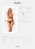 Сетчатые трусики под омбре Obsessive Bella Rou panties XS/S || 
