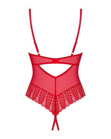 Боди Obsessive Ingridia crotchless teddy M/L || 