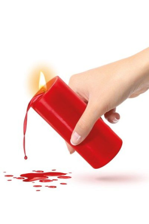 БДСМ-cвеча низкотемпературная Fetish Tentation SM Low Temperature Candle Red || 