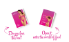 Сетчатый бодистокинг с продольными вырезами Obsessive B121 teddy S/M/L, розовый || 