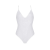 Боди с ажурным декором и открытым шагом Ursula Body white XXL/XXXL — Passion || 