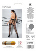 Колготки с открытым доступом, имитация чулок Passion TIOPEN 020 black 3/4 (20 den) || 