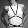Портупея из экокожи Bijoux Indiscrets Maze – Multi-Way Body Harness Black || 
