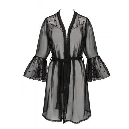Воздушный пеньюар LOVELIA PEIGNOIR black S/M - Passion || 