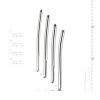 Набор уретральных стимуляторов Sinner Gear Unbendable – Single Ended 4 шт., диаметры 9, 10, 11, 12 м || 